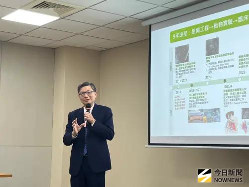 ▲醫師提到，氣管需要軟骨支撐，也需要黏膜細胞等維持。（圖／記者張乃文攝）