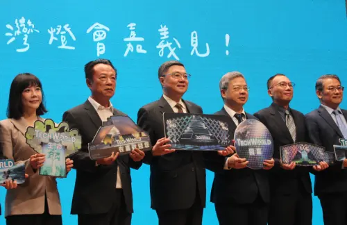 ▲行政院、經濟部及嘉義縣今（4）日宣布，Tech World館將會在今年於嘉義縣舉辦的台灣燈會落腳，限定在3 月1日展至15日。（圖／記者鍾泓良攝影）