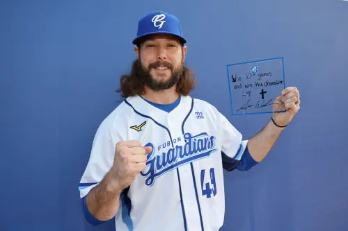 中職／富邦悍將洋投威戈神報到！絕美秀髮引關注　本人保證純天然
