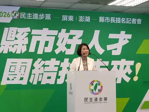 ▲屏東縣長周春米再度拚連任。（圖／記者陳佩君攝，2026.02.04）