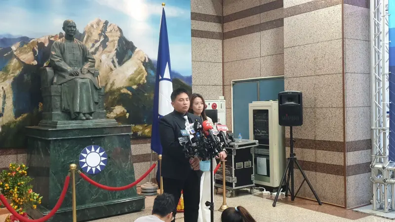 ▲國民黨文傳會主委吳宗憲說，美方獲得的訊息很多是錯誤的，將對美方加強溝通。（圖／何哲欣攝，2026.02.04）