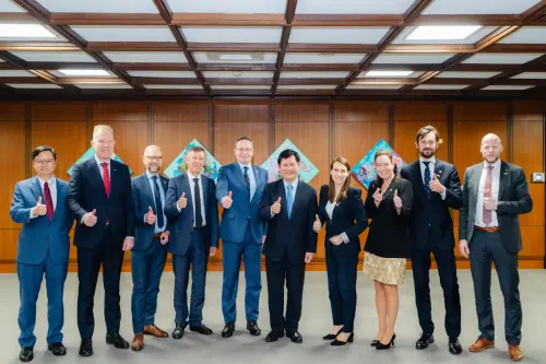 林佳龍會晤七國國會議員　深入交流台歐經濟合作與安全韌性
