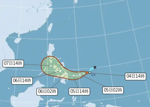 ▲氣象署指出，西望洋颱風生成後，路徑對台灣沒有影響。（圖／中央氣象署cwa.gov.tw）