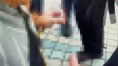 快訊／才剛被救回！抗議常客陳國榮「再攀北車旁天橋」連2天險墜
