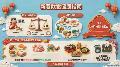 ▲春節飲食健康指南，過年更安心。（圖／屏東縣府提供）