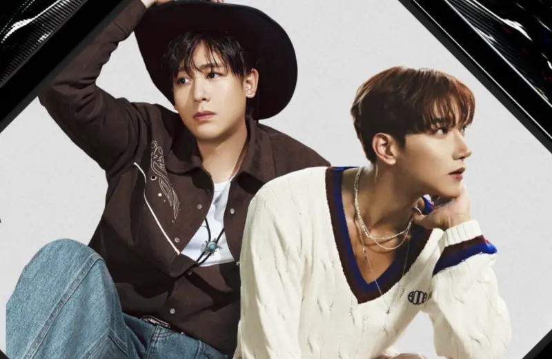 ▲台日棒球國際交流賽公布賽後演唱會嘉賓，Dara（Sandara Park）、李聖傑、滅火器、2PM（圖為出席成員JUN. K、Nichkhun）、MONSTA X接棒開唱。（圖／悍創提供）