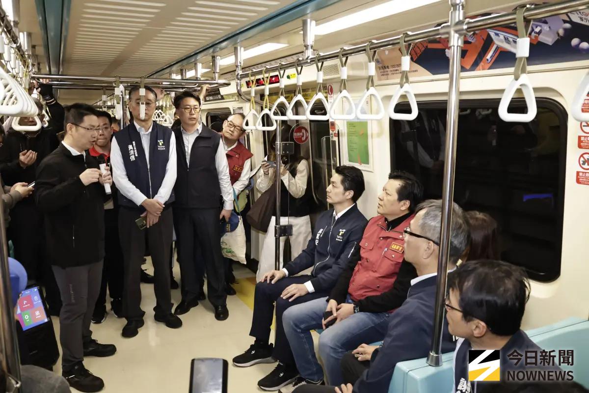 ▲台北市長蔣萬安、新北市副市長朱惕之視察捷運危安攻擊模擬演練。（圖／記者吳翊緁攝，2026.02.05）