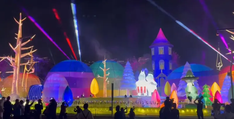 ▲中台灣燈會將於2月15日登場，60米「極光下姆明谷」是首創IP機械主燈。本文整理7大主題燈區、姆明小提燈領取方式、小提燈交通等資訊。（圖／記者顏幸如攝）