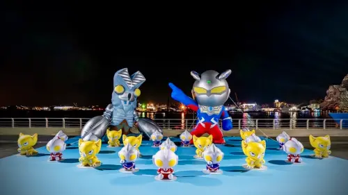 ▲活動現場還有可愛的Q版超人力霸王作品。（圖／高市府觀光局提供）