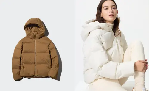 ▲UNIQLO「無縫羽絨連帽外套」適合在0度至5度的寒冷冬天穿上，其商品由90%羽絨、10%羽毛組成，加上採用蓬鬆度（Fill Power）達750以上的羽絨材料。（圖／台灣UNIQLO官網）