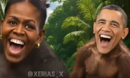 轉貼影片譏歐巴馬夫妻是猿猴！自家議員怒批種族歧視　川普刪貼文
