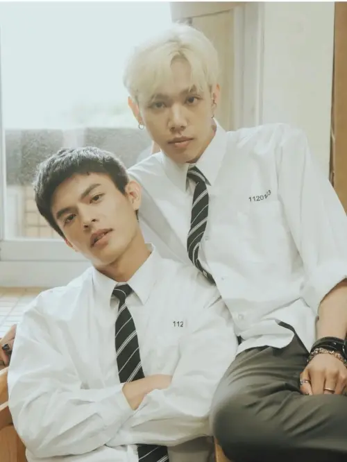 ▲邱以太（左）在《無法計算的青春》電影開拍第一天，就被何曼希呼巴掌。（圖／翻攝自無法計算的青春IG@pointsupmovie）