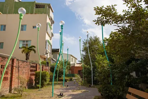 ▲展區二：巷弄燈區的《苗木林森》（圖／翻攝月津港燈節官網 www.yuejinlanternfestival.com）