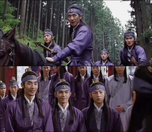 ▲宋仲基在《霜花店：朕的男人》飾演衛兵，戲份很少。（圖／《霜花店：朕的男人》劇照）