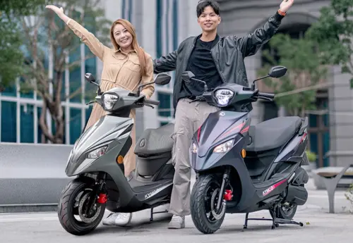 ▲新K1 150特仕版是光陽唯一在1月銷售排行榜入選的車款，過去熱銷的大地名流2.0、GP 125、新豪邁125都被擠出前十名外。（圖/光陽官網）