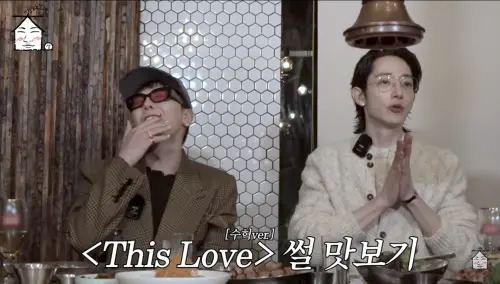 ▲李洙赫（右）爆料GD（左）〈THIS LOVE〉創作內幕。（圖／집대성 YouTube）