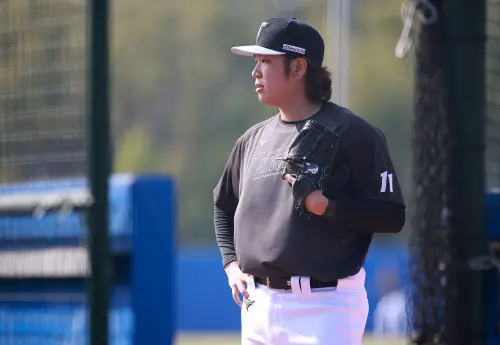 ▲日職強投古林睿煬，已進入實戰階段，昨日也於日本火腿春訓紅白戰登板1局狂飆2K，若無意外將為中華隊扛下一場先發。（圖／記者葉政勳攝 ,2026.01.15）