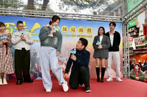 ▲謝承均（前排右）坦言自己過去曾經差點失明。（圖／翻攝自三立台劇臉書）