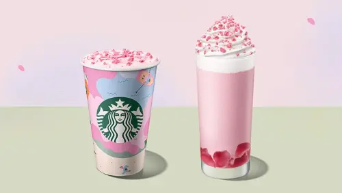 星巴克草莓抹茶那堤、草莓星冰樂2/11開喝！櫻花杯、柯基新品亮相
