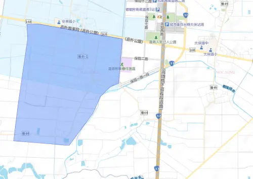 ▲嘉義縣2/9停水影響範圍。（圖／台灣自來水公司water.gov.tw/）