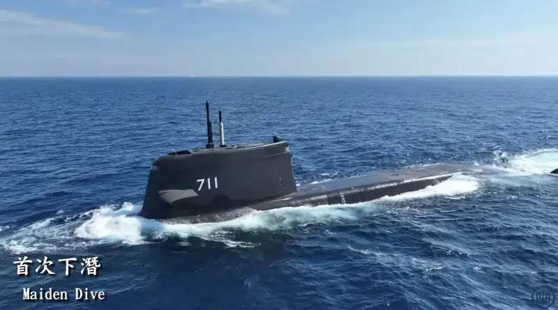 ▲台船公司今日公布海鯤號下潛測試影片。（圖／翻攝自台船公司YouTube）