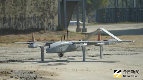 ▲陸戰隊陸用型監偵無人機。（圖／記者呂炯昌攝，2026.01.29）