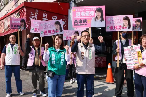 陳致中陪同拜票　黃雍琇：給我最後一次機會
