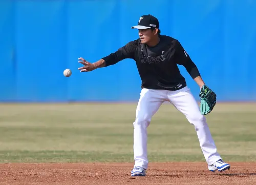 ▲林子偉上屆經典賽還是以外野手出賽，其多守位特性，對於中華隊而言至關重要。（圖／記者葉政勳攝）