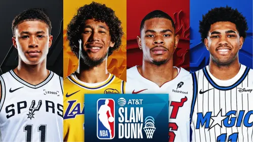 ▲2026年AT&T灌籃大賽（Slam Dunk Contest）參賽名單正式出爐。今年的四人包括：海耶斯（Jaxson Hayes）、布萊恩（Carter Bryant）、理查森（Jase Richardson）、強森（Keshad Johnson）。（圖／取自NBA X）