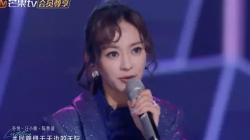 ▲陳意涵很享受當唱跳歌手，給自己的舞台魅力100分。（圖／翻攝自YouTube 乘風2025）