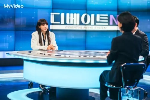 ▲李奈映睽違3年回歸小螢幕，出道28年在《榮耀：她們的法庭》首當律師。（圖／台灣大哥大MyVideo提供）