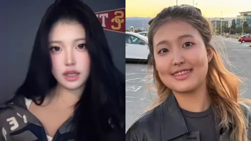 ▲洪真慶女兒修圖太過火，被媽媽曝光近照。（圖／IG@jinkyunghong）