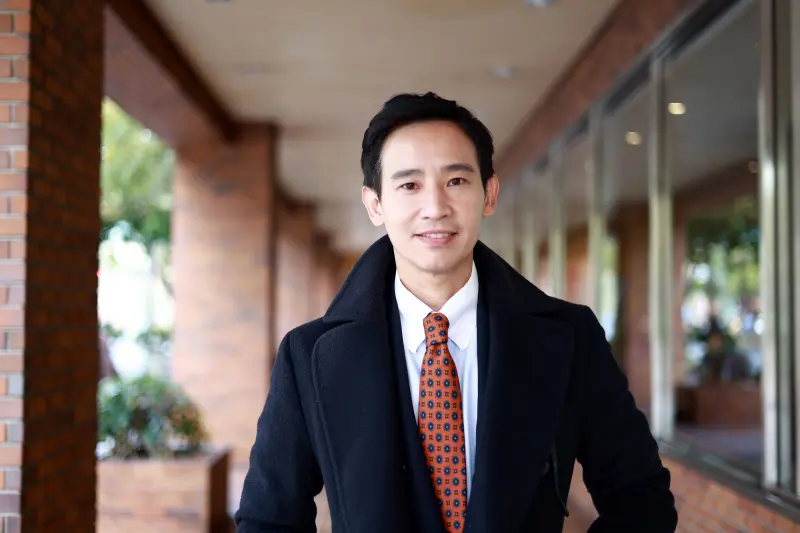 ▲皮塔目前擔任哈佛大學資深研究員，他強調未來將致力於國際連結與人才培育，確保民主火種延續。 （圖／記者吳翊緁攝）