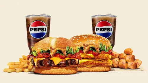 ▲漢堡王好事花生雙人分享餐迎新年。（圖／漢堡王 burgerking.com.tw）