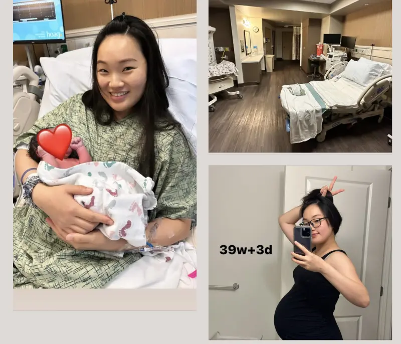 ▲台灣代孕者Lily，在臉書分享2023年在美國加州代孕經驗。她接受NOWNEWS越洋專訪，談台灣如何制定代孕法規，以保障各方權益。（圖／Lily提供）