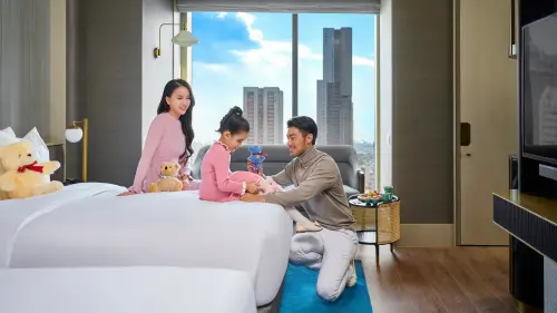 ▲「高雄洲際酒店」推出高鐵聯票專案《搭高鐵，遊高雄》。（圖／高市府觀光局提供）