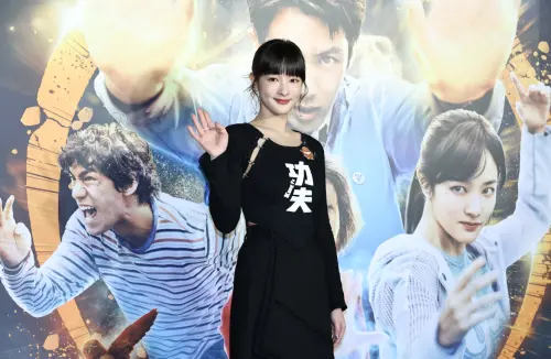 ▲王淨難得一回在《功夫》有被弄醜的畫面，卻表示永遠都可以有更醜的造型，沒有偶像包袱。（圖／記者嚴俊強攝）