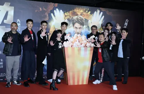 ▲《功夫》眾家演員出席首映典禮，預祝票房開出紅盤。（圖／記者嚴俊強攝）