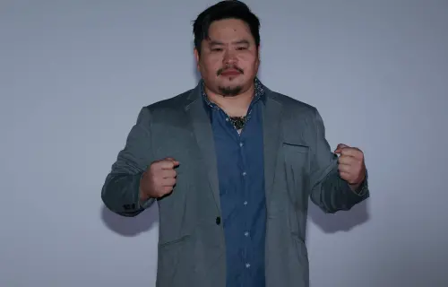 ▲吳震亞（如圖）曾經親眼目睹林依晨拍攝動作戲時出意外受傷。（圖／記者吳翊緁攝）