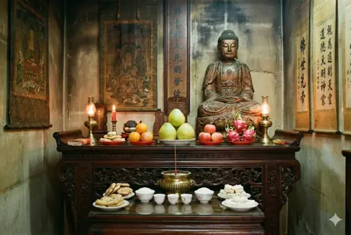 ▲送神日清屯記得「千萬不能夠倒爐」！意即不能直接把香灰倒出來，否則很有可能把服氣全倒光，衰運纏身整年。（圖/Gemini AI/記者張嘉哲監製）