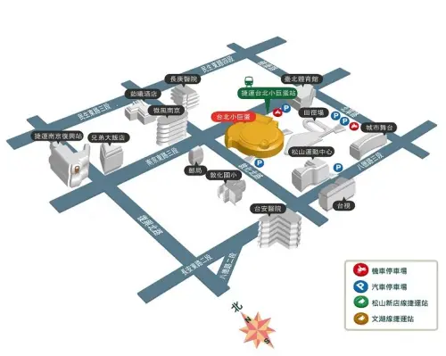 ▲小巨蛋交通與停車資訊。（圖／小巨蛋官網）