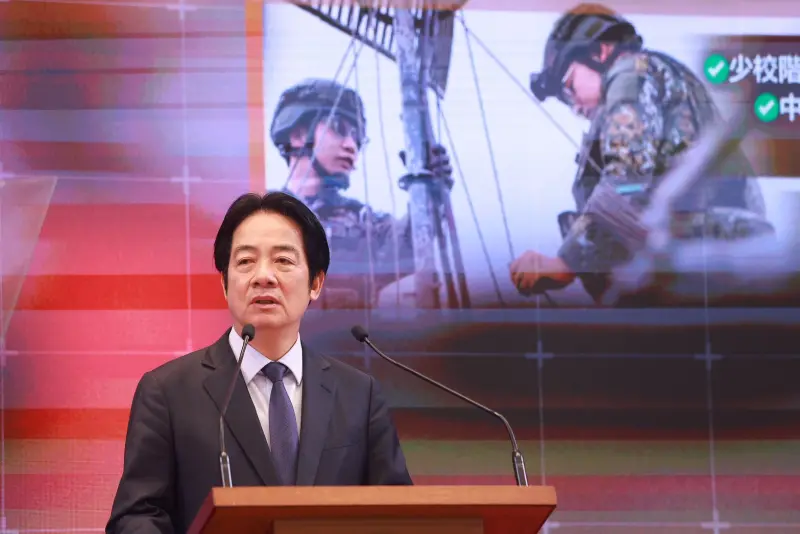 ▲賴清德表示，在野黨委員所推動的齊頭式加薪，除了有違憲之虞，也缺乏專業考量，有礙軍中倫理，不利軍中領導。（圖／記者葉政勳攝，2026.02.11）