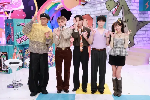 ▲羅志祥（左1）曾與李洪基（左2）合作，透露對方很注重自己的專業。（圖／中天電視提供）