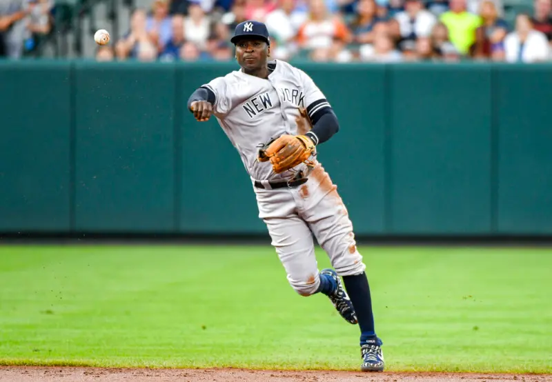 ▲前紐約洋基游擊手葛雷格里斯（Didi Gregorius）為備戰2026WBC世界棒球經典賽，近期返回紐約洋基春訓基地訓練，畫面曝光後，球迷盼他能回歸球隊取代沃爾皮（Anthony Volpe）（圖／美聯社／達志影像）