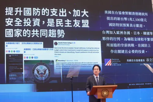 證實中國極力阻擋！賴清德：目前美國對台軍售案沒變
