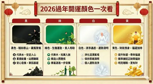 ▲2026過年開運顏色一次看。（圖／Gemini生成／記者陳雅雲監製）