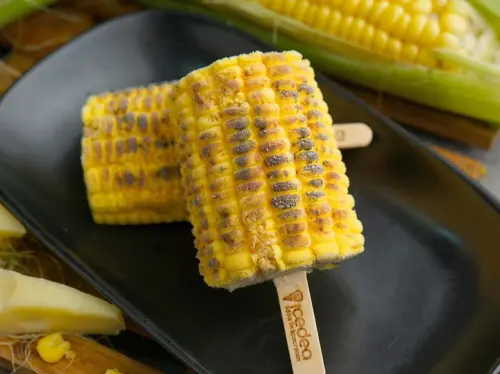 ▲外型像是真的烤玉米，但其實是甜口味冰棒。（圖／取自Icedea臉書https://www.facebook.com/profile.php?id=61581029285392）