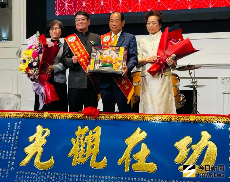 ▲台灣區觀光協會聯合會今(11)日舉辦新、卸任總會長交接，由 林吉財接任第十屆總會長。（圖／記者金武鳳攝，2026.2.11)