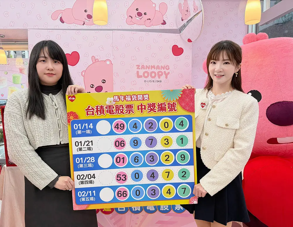 ▲馬年發財卡幸運降臨楠梓高梓店！萊爾富再添台積電股東 累積已達28位。（圖／萊爾富提供）