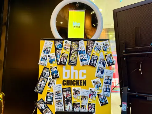 ▲BHC炸雞信義ATT店拍貼機效果很美，推薦一定要體驗。（圖／記者蕭涵云攝）